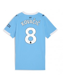 Billige Manchester City Mateo Kovacic #8 Hjemmedrakt Dame 2025-26 Kortermet